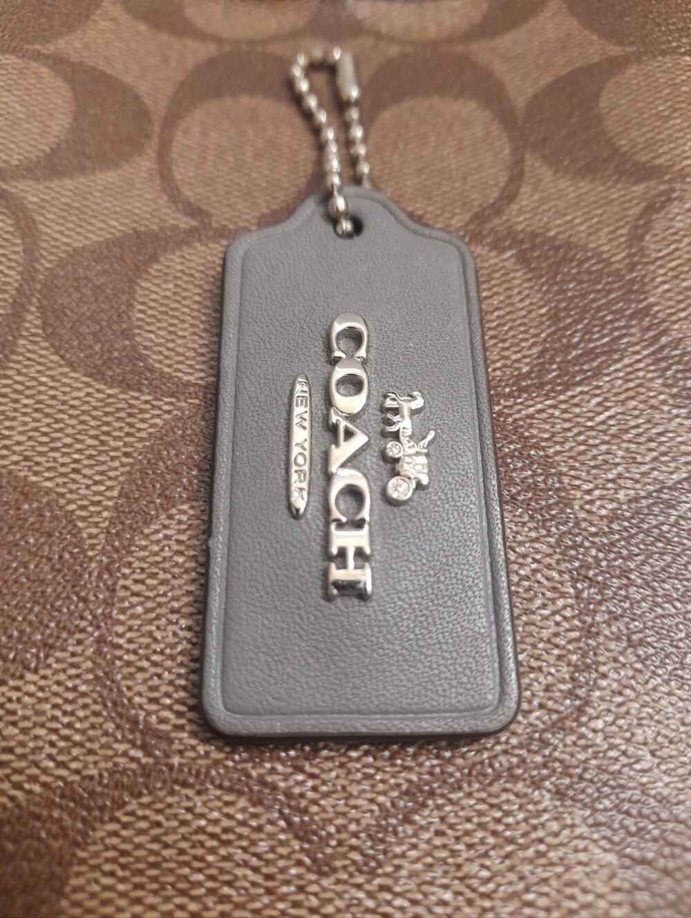 COACH Legacy Hang Tag Bag Charm Y2K - Picture 6 of 11